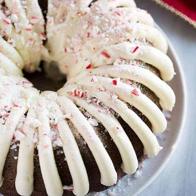 Chocolate Peppermint Bundt Cake 10 Servings 