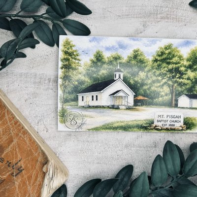 Mount Pisgah Baptist Church Print 4x6