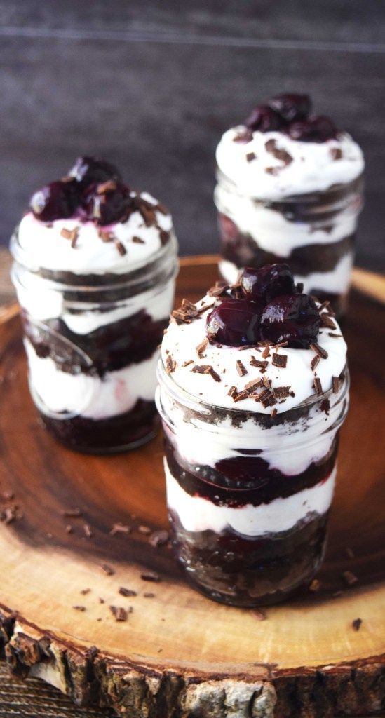 Black Forest Cake In A Cup