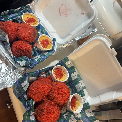 6 Hot Cheeto Boudin balls