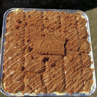 Large Biscoff banana Pudding 