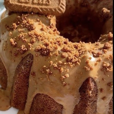 Cookie Butter Pound Cake 🍪🤎