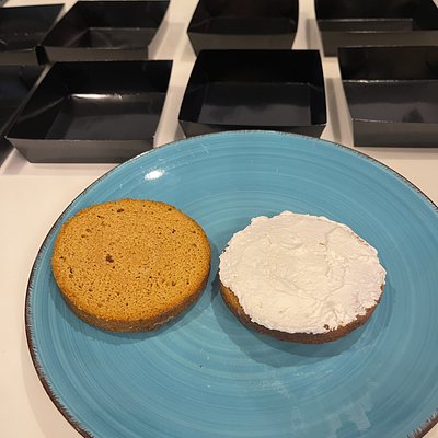 Pumpkin Spice cake with a Vanilla Buttercream