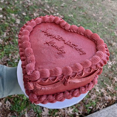 8in Heart Cake