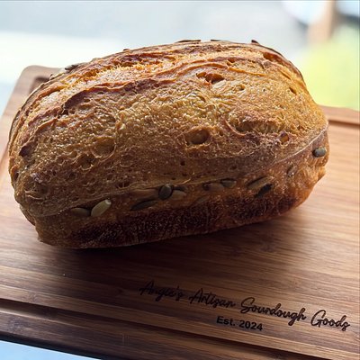 Pumpkin Seed Sourdough Loaf
