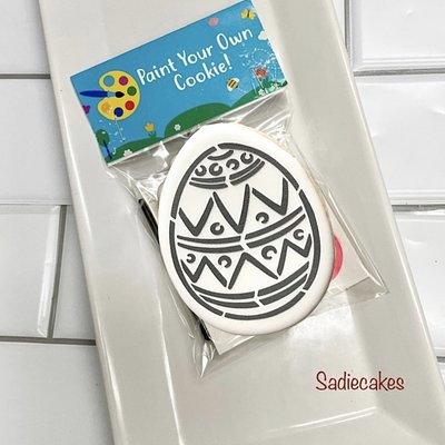 PYO Single Sugar Cookie - Easter Egg
