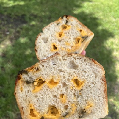 Jalapeño Cheddar Sourdough Loaf 