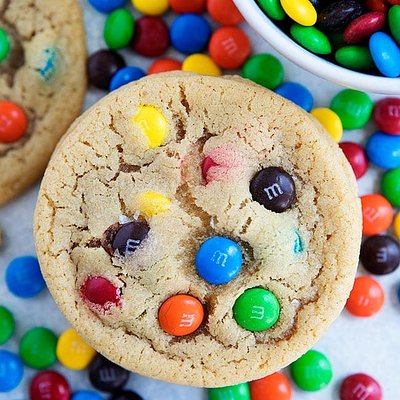 Jumbo M&M Cookies