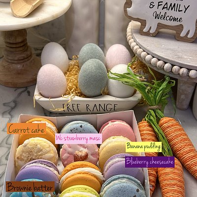 Easter Custom Dozen Macaron Box 