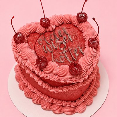 6 Inch Heart Cake