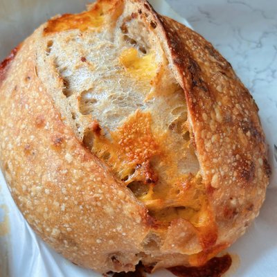 Sharp Cheddar Cheese Sourdough Bread 