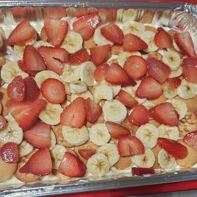 Strawberry Banana Pudding Pan