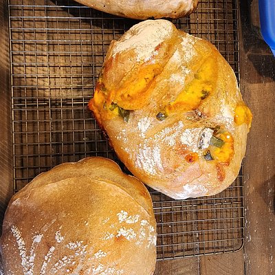 Stuffed Sourdough Loaves  (Indicate Which Flavor You Want In The Question 4 Box) 