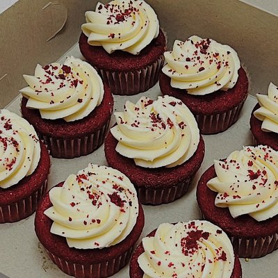 24 Red Velvet Cupcakes