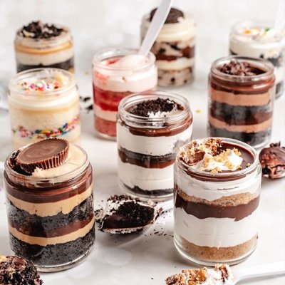 Cake Jars 6 pack 