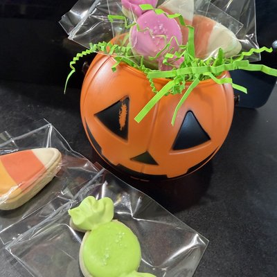 Jack-o-Lantern - 5 Cookies