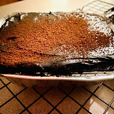 Moist Dark Choco Fudge Cake