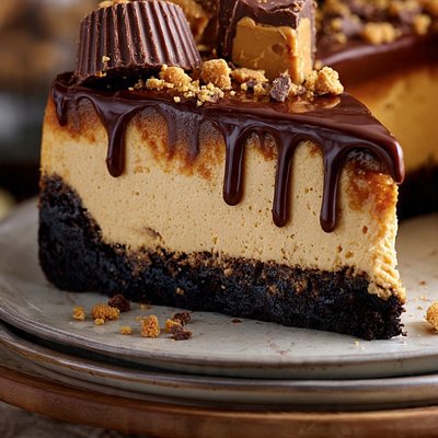 Blessed peanut butter cheesecake