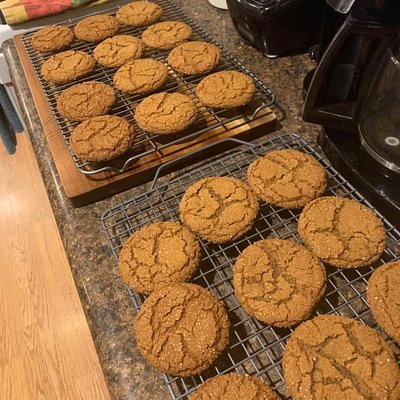 Ginger Molasses Cookies 