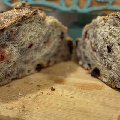 Cranberry Walnut Or Cinnamon Raisin Sourdough Bread