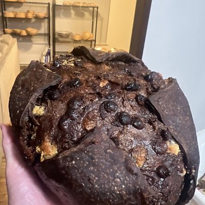Double Chocolate And White Chip Sourdough Loaf
