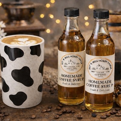 Homemade Coffee Syrup Sampler