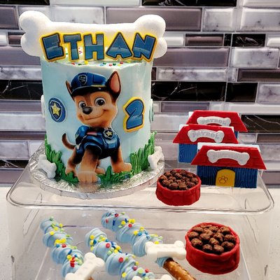 PAW PATROL CAKE AND TREATS