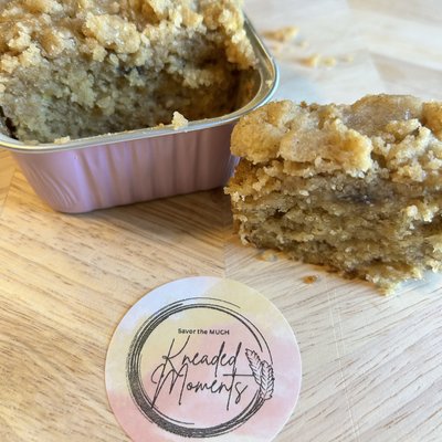 Sourdough Banana Bread With Strussle Topping Mini