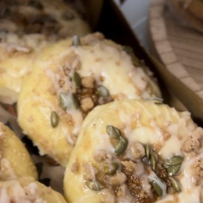 3pk Sourdough Pumpkin Cheese Danish 