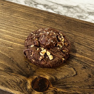 Ferrero Rocher Stuffed Cookie