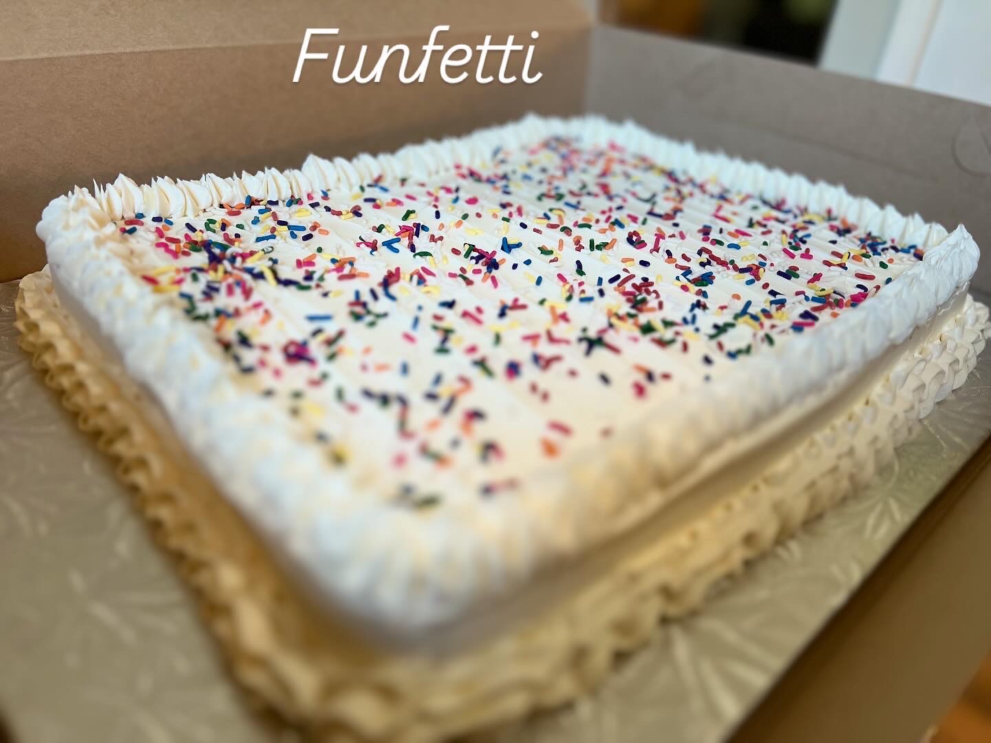 Half Sheet Cake 11x15
