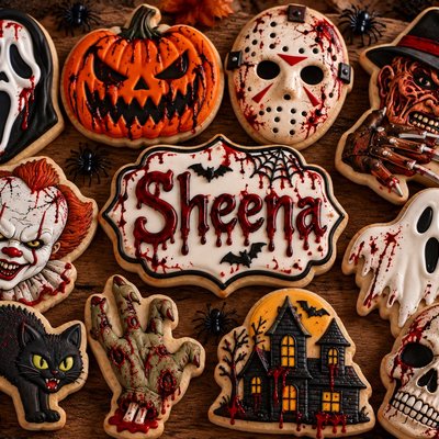 Scary Halloween Nights Cookie #2