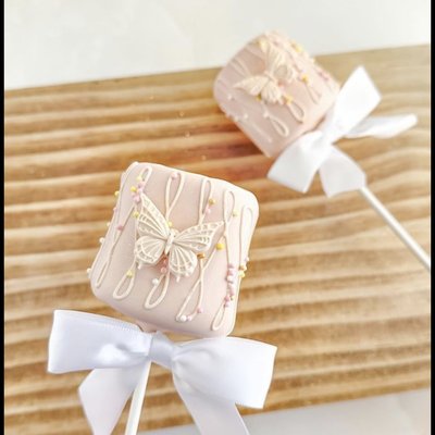 Large dipped marshmallow
