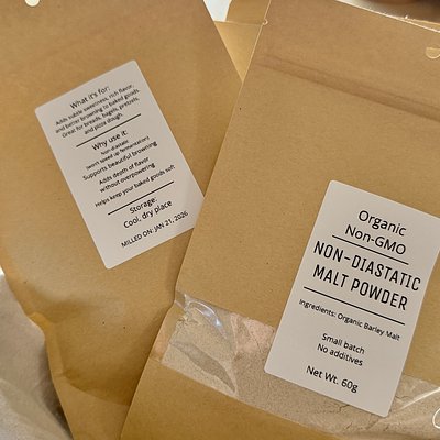 Non-Diastatic Malt Powder - A Bakers Secret Weapon