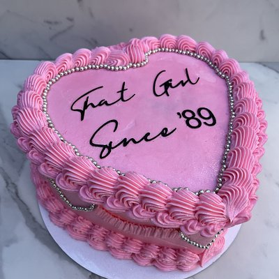 8” Heart cake (Starting price)