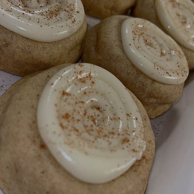 6 Cinnamon roll Cookies - BITE SIZED