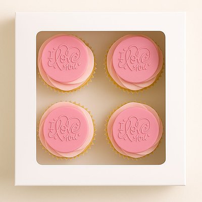 Custom Fondant Cupcakes (4)