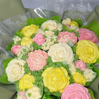 1 Dozen Flower Cupcake Bouquet 