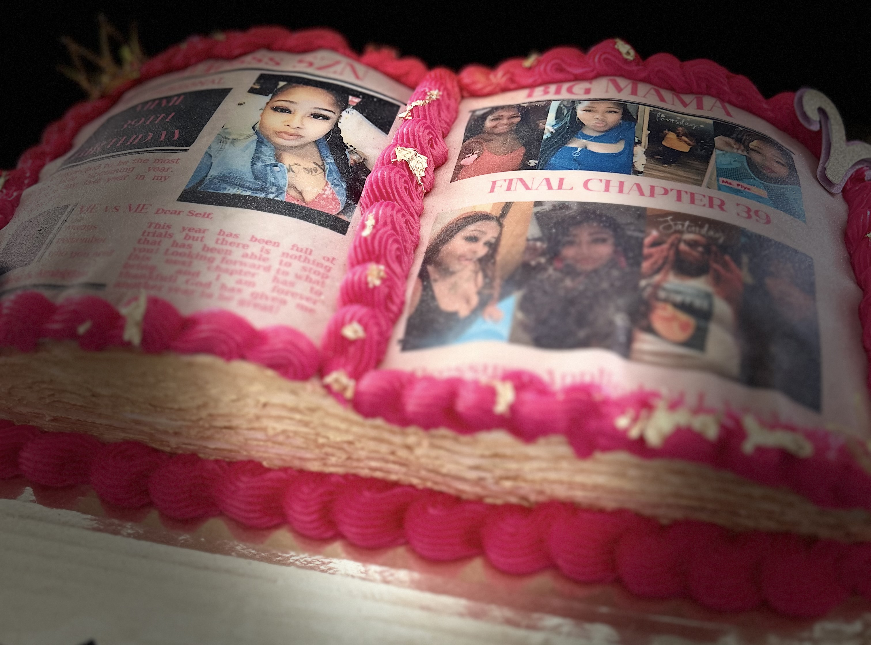 Custom Book Cake
