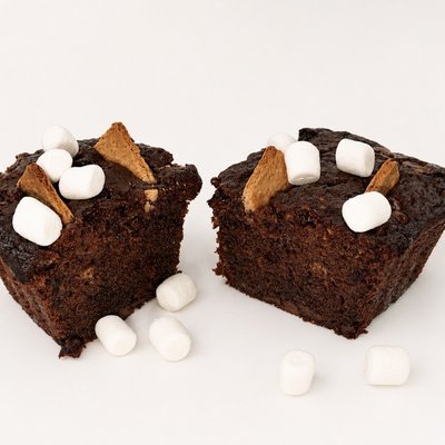 S’mores Brownie Loaf