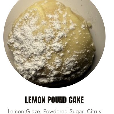 Lemon Pound Cake Cookie