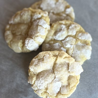 Lemon Crinkle Cookies