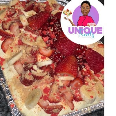 Strawberry banana Crumble Pan 