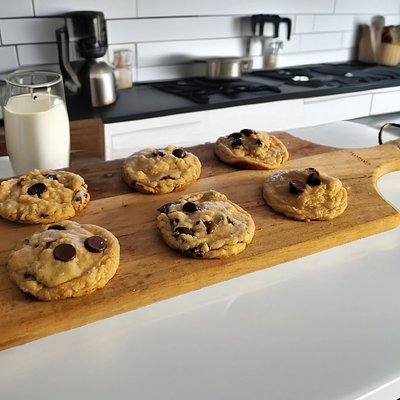 Dark Chocolate Chip Cookies 