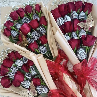 Rose & Strawberry Bouquet 