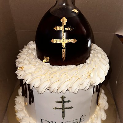 Liquor Cake With Edible Image