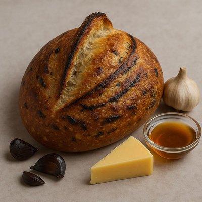 Black Garlic, Brown Butter & Parmesan Swirl 