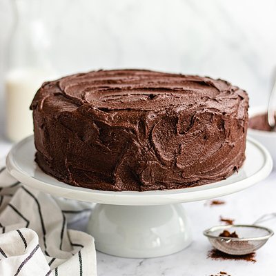 Frosted Three Layer Cake