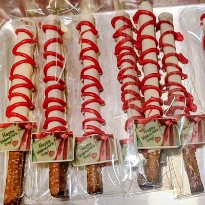 Chocolate Covered Rod Pretzels 