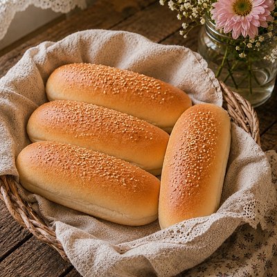 Hot Dog Sourdough Buns
